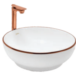 Gold Finish Table Top Wash Basin
