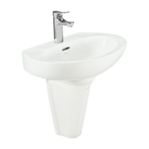 Half Pedestal Height 585 mm In Ivory Colour - Total Set