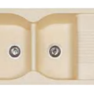 Quartz Elite Series Avona Granite Finish Double Bowl Kitchen Sink
