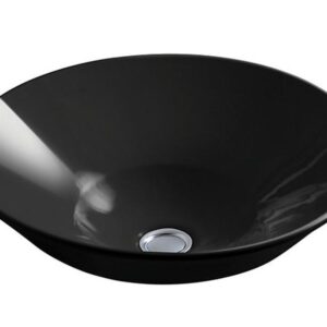 Vessel Basin Without Faucet Hole In Black
