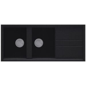 BEST 500 Double Bowl with Single Drain Board