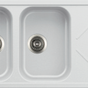 Quartz Carysil D 200 New Beethoven Series Granite Finish Double Bowl Sink Without Steel Inlays