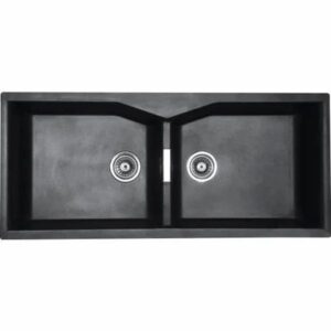 Quartz Series Metallic Double Bowl Kitchen Sink