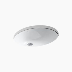 Caxton Series White Big Undercounter Lavatory