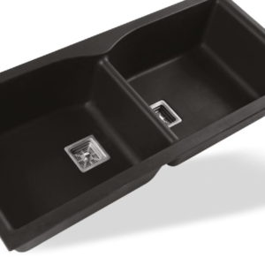 Sinkera Double Bowl Metallic Finish Kitchen Sink