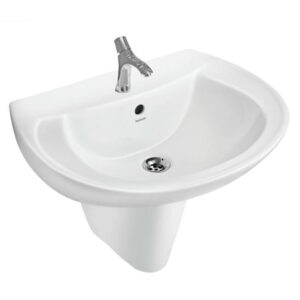 Hindware Tango Half Pedestal Basin - 580x435 mm