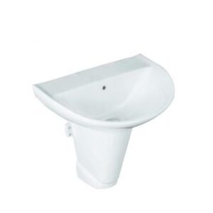 Eauset Fuji 570x440x440 mm Half Pedestal Basin