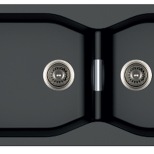Quartz Carysil 3620 Largo Series Granite Finish Double Bowl Sink