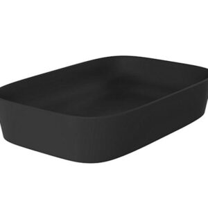 Edge Vessel Basin Without Faucet Hole In Thunder Grey