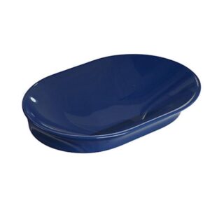 Vessel Basin Without Faucet Hole In Indigo