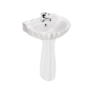 Hindware  Lotus Full Pedestal Basin - 550x410x840 mm