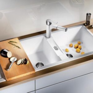 Blanco Metra 8S Blanco Silgranit Kitchen Sinks,
