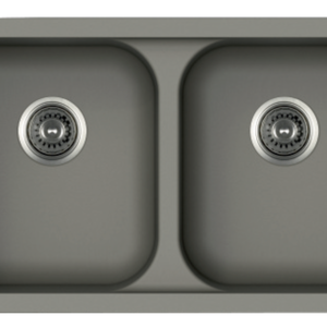 Quartz Carysil N200 Granite Finish Jumbo Double Bowl Sink