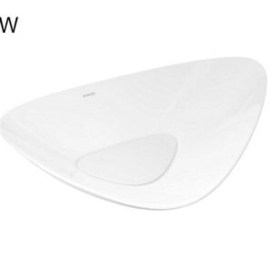Nysa Series White Vessel Basin Without Faucet Hole Basin