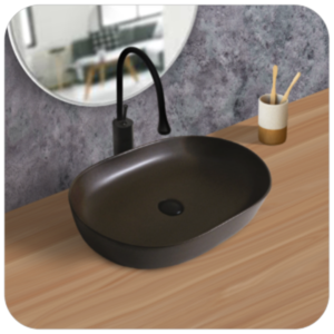Brizzio PS 709 Ceramic Basin - 610x410x135 mm