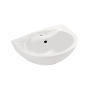 Wall Mount Lavatory With Single Faucet Hole