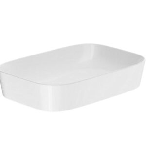 Modern Life Series White Edge 600 Vessel Basin