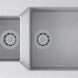Nekstone Eros E1 Lexus Double Bowl Quartz Kitchen Sink