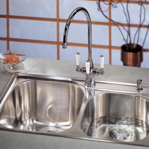 Jindal Mirror Finish Double Bowl Stainless Steel Kitchen Sink