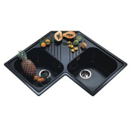 Nirali Quartz Premium Atlantic LV 2 Double Bowl Kitchen Sink