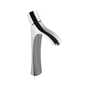 HINDWARE F260014CP The Glamour Collection Armada Series Tall Single Lever Basin Mixer Without Popup Waste