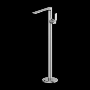 Chrome Floor Mounted Basin Mixer AQUANT