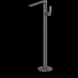 Graphite Grey Floor Mounted Basin Mixer AQUANT