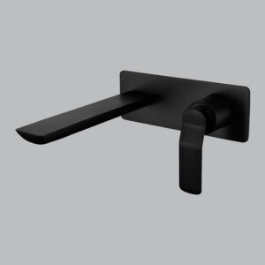 Basin Mixer - Wall-Mounted (Matt Black) AQUANT
