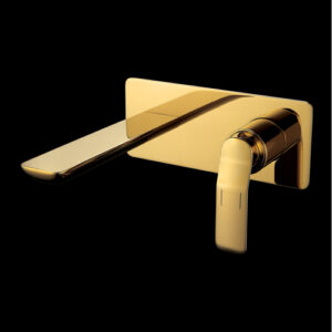 Basin Mixer - Wall-Mounted (Venetian Gold) AQUANT