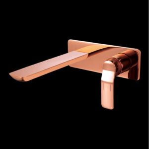 Basin Mixer - Wall-Mounted (Rose Gold) AQUANT