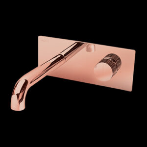 Basin Mixer – Wall-Mounted (Rose Gold) AQUANT