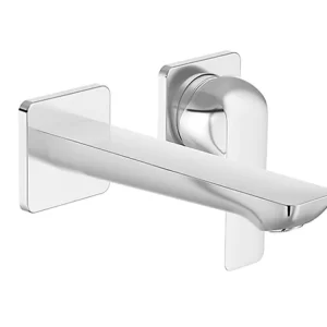 FORE LINE SINGLE CONTROL WALL MOUNT LAV FAUCET IN POLISHED CHROME FINISH