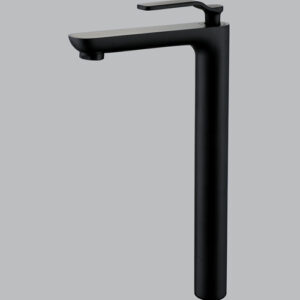 Basin Tall Pillar Tap (Matt Black) AQUANT