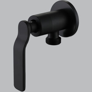 Brass Angle Valve (Matt Black) AQUANT