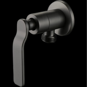 Brass Angle Valve (Matt Grey) AQUANT