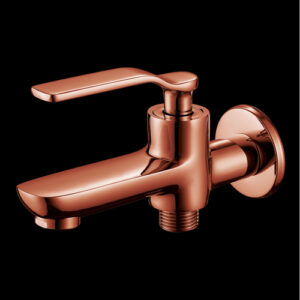 Brass 2-Way Bib Tap (Rose Gold) AQUANT