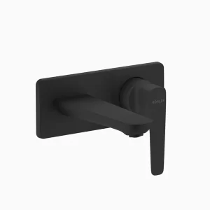 ALEO+® WALL-MOUNT BASIN MIXER IN MATTE BLACK