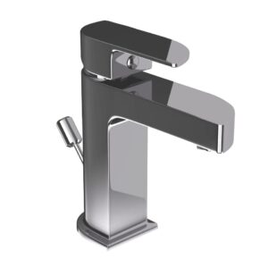 SINGLE LEVER BASIN MIXER -BLACK CHROME JAQUAR