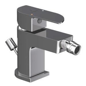 SINGLE LEVER 1-HOLE BIDET MIXER - BLACK CHROME JAQUAR