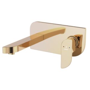 EXPOSED PART KIT OF SINGLE LEVER BASIN MIXER WALL MOUNTED - AURIC GOLD JAQUAR
