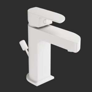 SINGLE LEVER BASIN MIXER -WHITE MATT JAQUAR