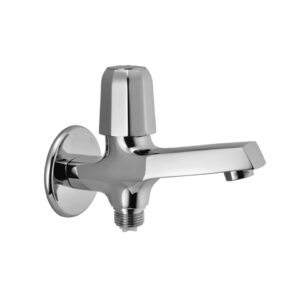 2-WAY BIB COCK WITH WALL FLANGE