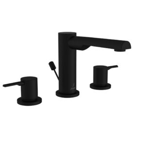3-HOLE BASIN MIXER - BLACK MATT JAQUAR