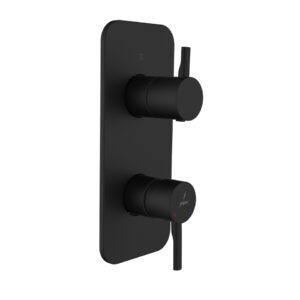 AQUAMAX SINGLE LEVER SHOWER MIXER - BLACK MATT
