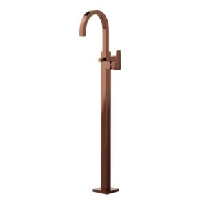 EXPOSED PARTS OF FLOOR MOUNTED SINGLE LEVER BATH MIXER - BLUSH GOLD PVD JAQUAR