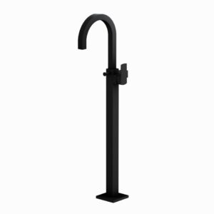 EXPOSED PARTS OF FLOOR MOUNTED SINGLE LEVER BATH MIXER - BLACK MATT Jaquar