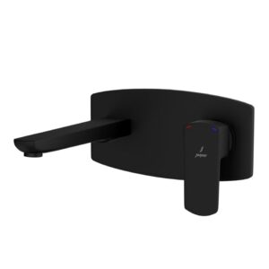 EXPOSED PART KIT OF SINGLE LEVER BASIN MIXER WALL MOUNTED - BLACK MATT