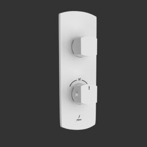 THERMOSTATIC SHOWER MIXER - WHITE MATT JAQUAR