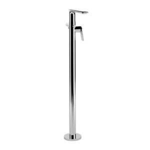 EXPOSED PARTS OF FLOOR MOUNTED SINGLE LEVER BATH MIXER - CHROME
