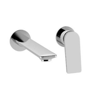 EXPOSED PARTS KIT OF SINGLE LEVER BASIN MIXER WALL MOUNTED - CHROME